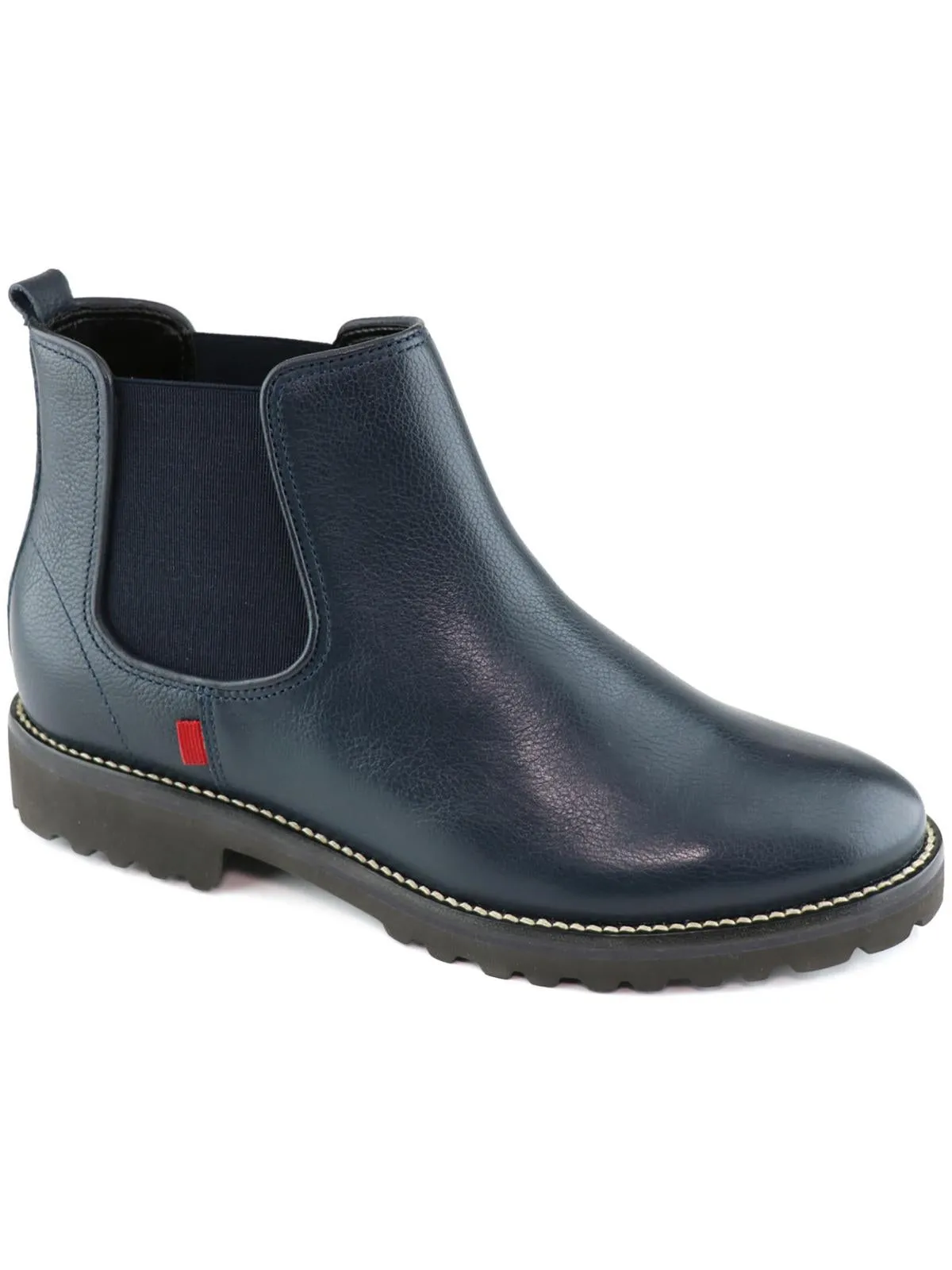 Ave Of Americas Womens Leather Ankle Ankle Boots