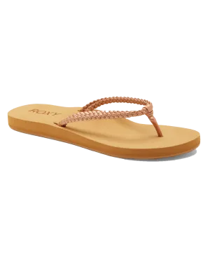 Costas II Flip Flops in Rose Gold