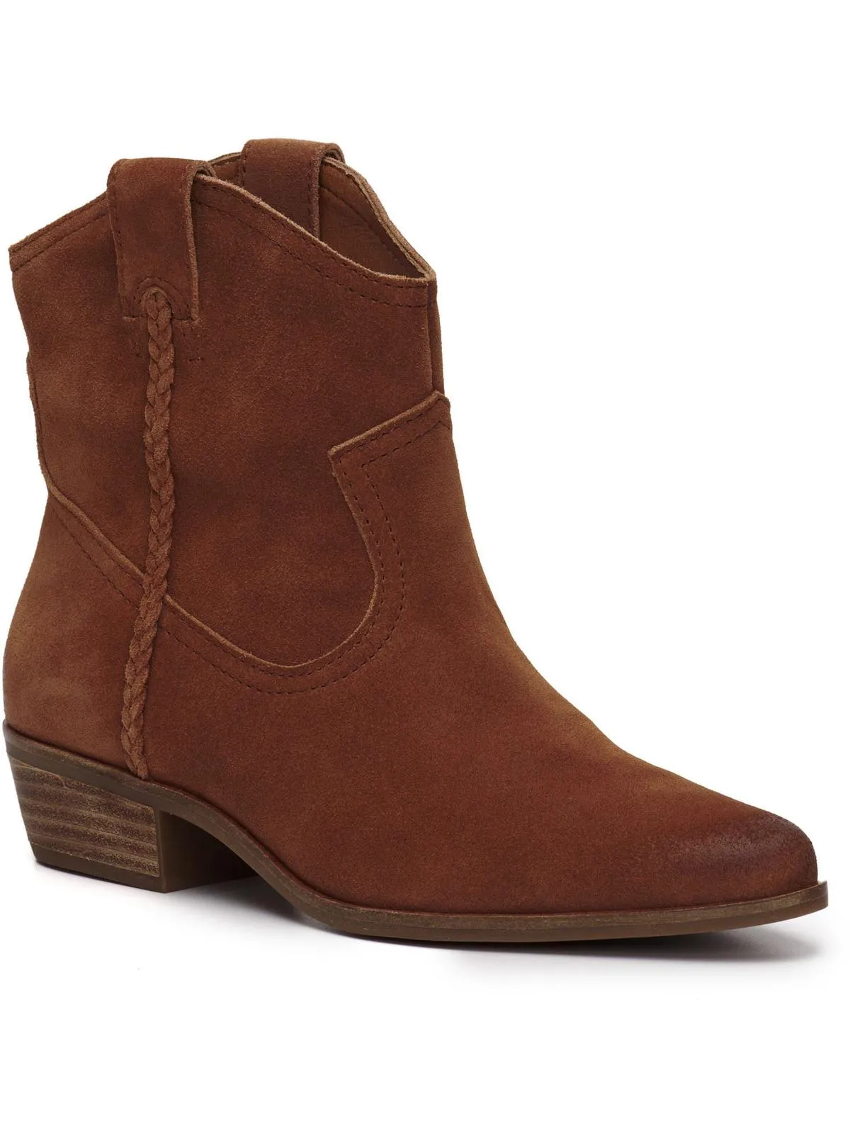 Hadrya Womens Pointed Toe Ankle Cowboy, Western Boots