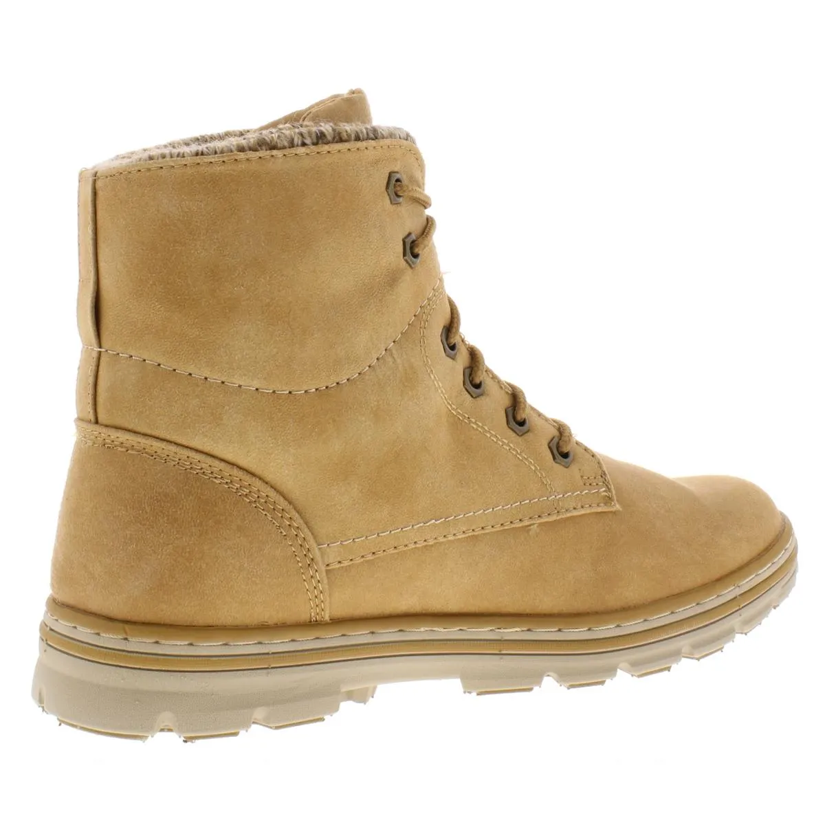 Keegan Womens Faux Suede Cold Weather Lace-Up Boot
