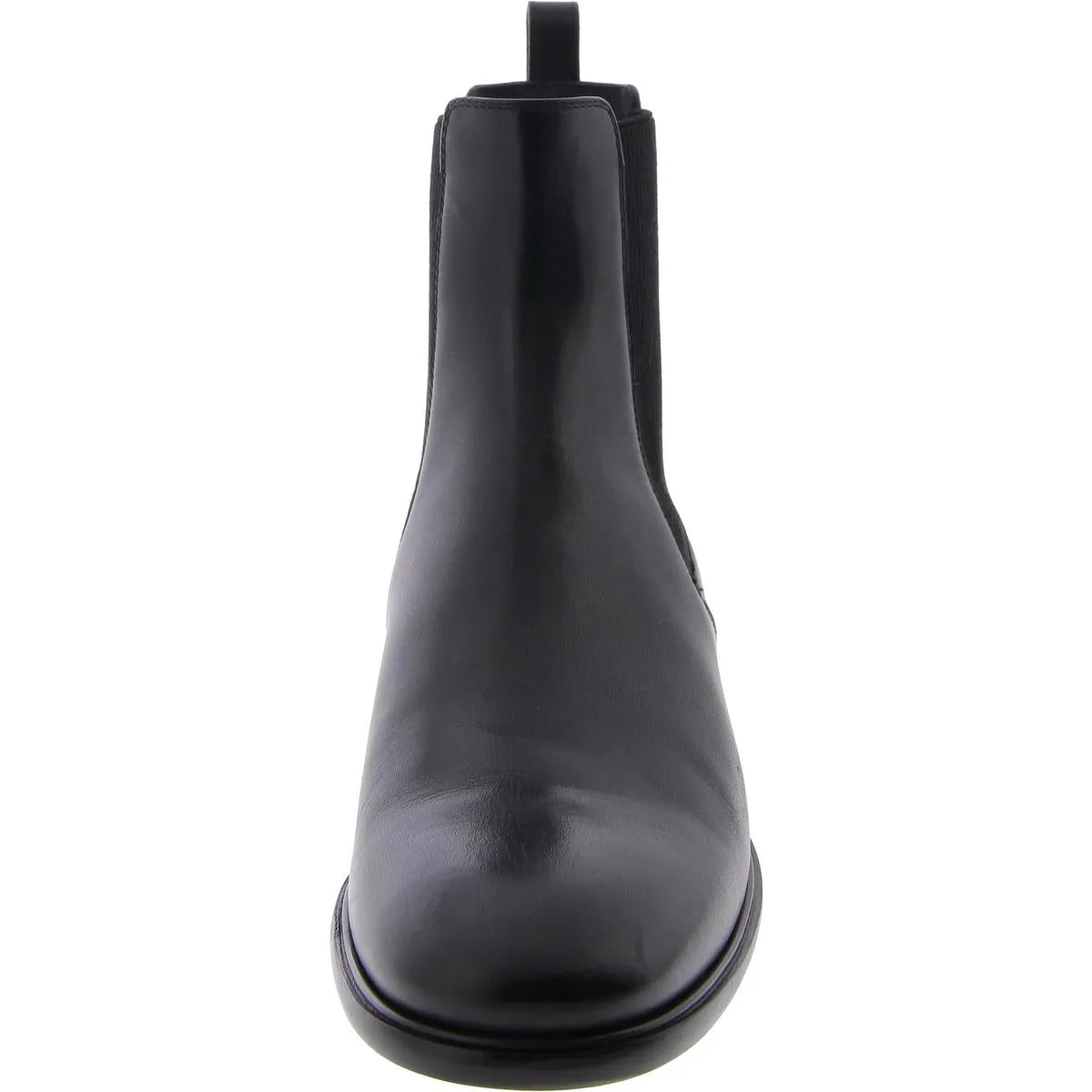 Oddo Womens Faux Leather Pull On Chelsea Boots