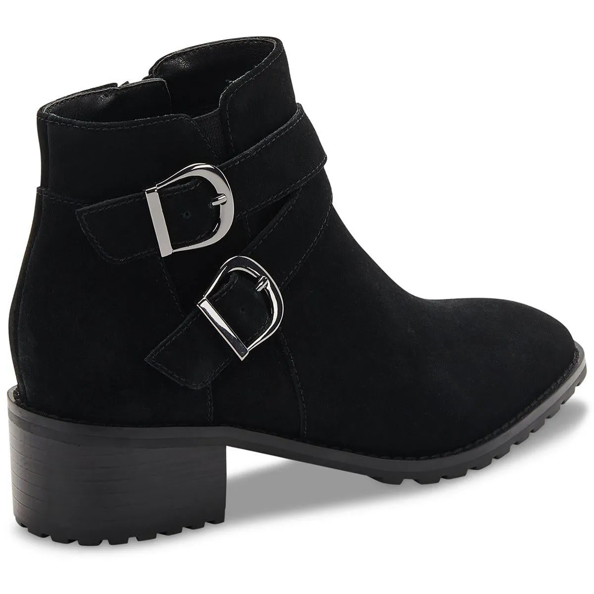 Sela Womens Suede Zipper Booties