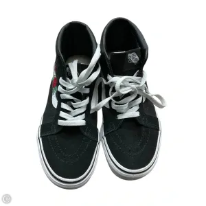 Shoes Sneakers By Vans In Black & Red, Size: 8