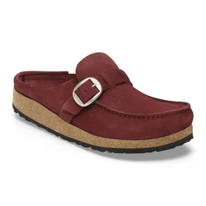 Unisex Buckley Suede Clogs In Zinfandel
