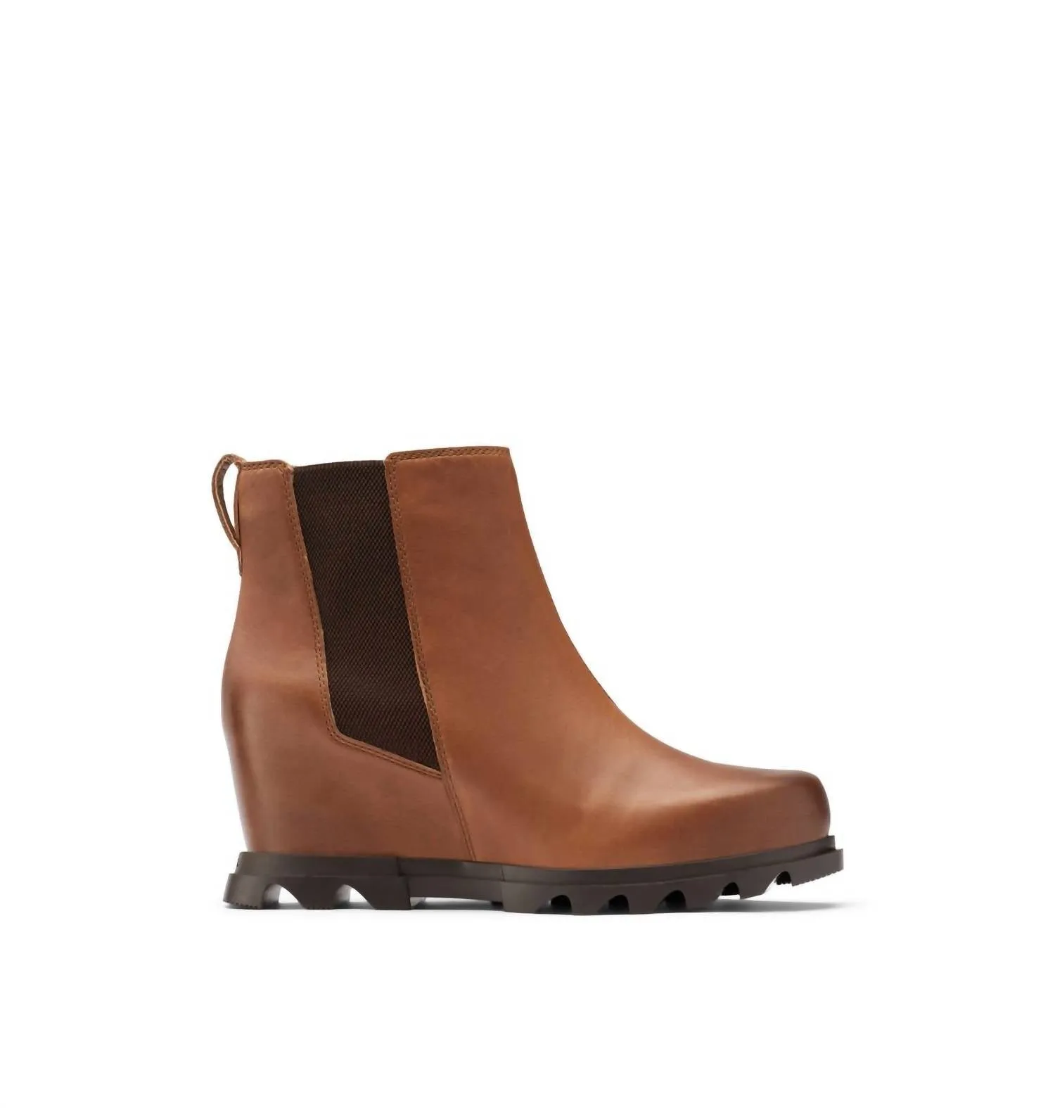 Women’S Joan Of Arctic Wedge Iii Chelsea Fashion Boots In Hazelnut/blackened Brown